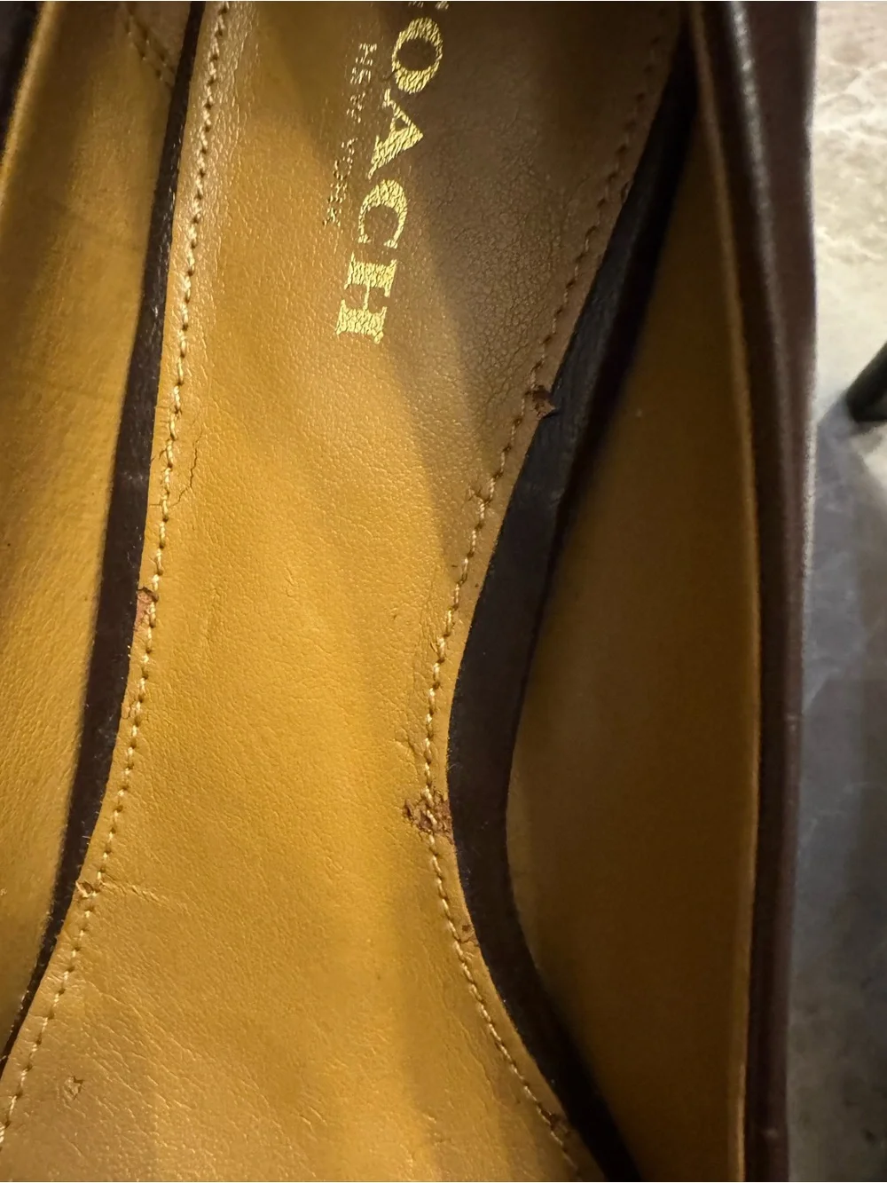 Coach Black and Gold Stiletto
Heels 6.5 - Picture 3 of 10